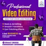Video editing service for social media marketing