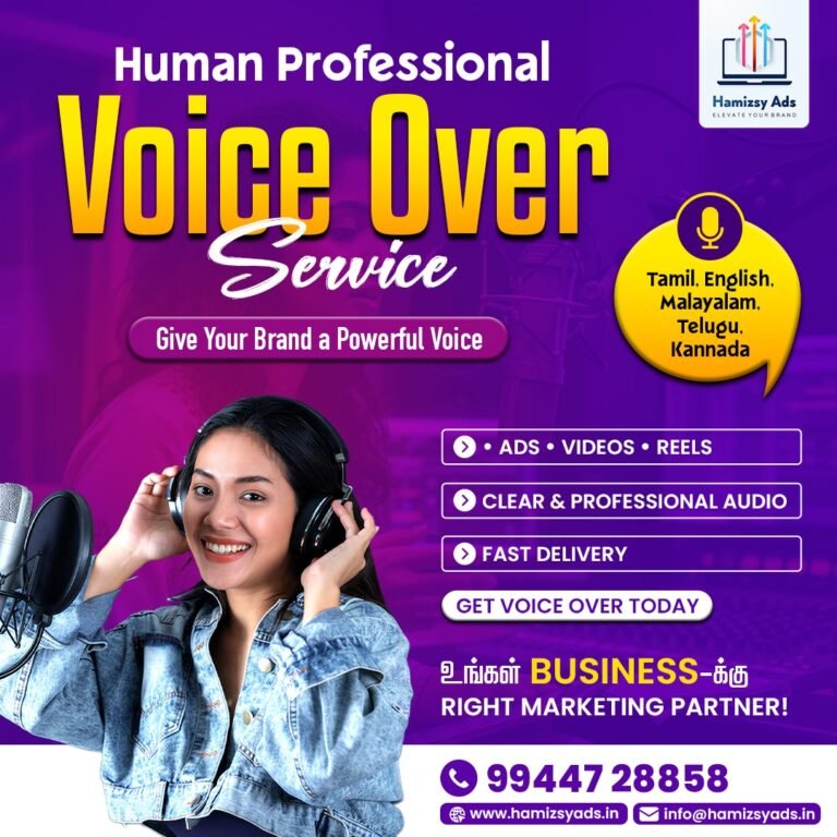 Professional voice over service